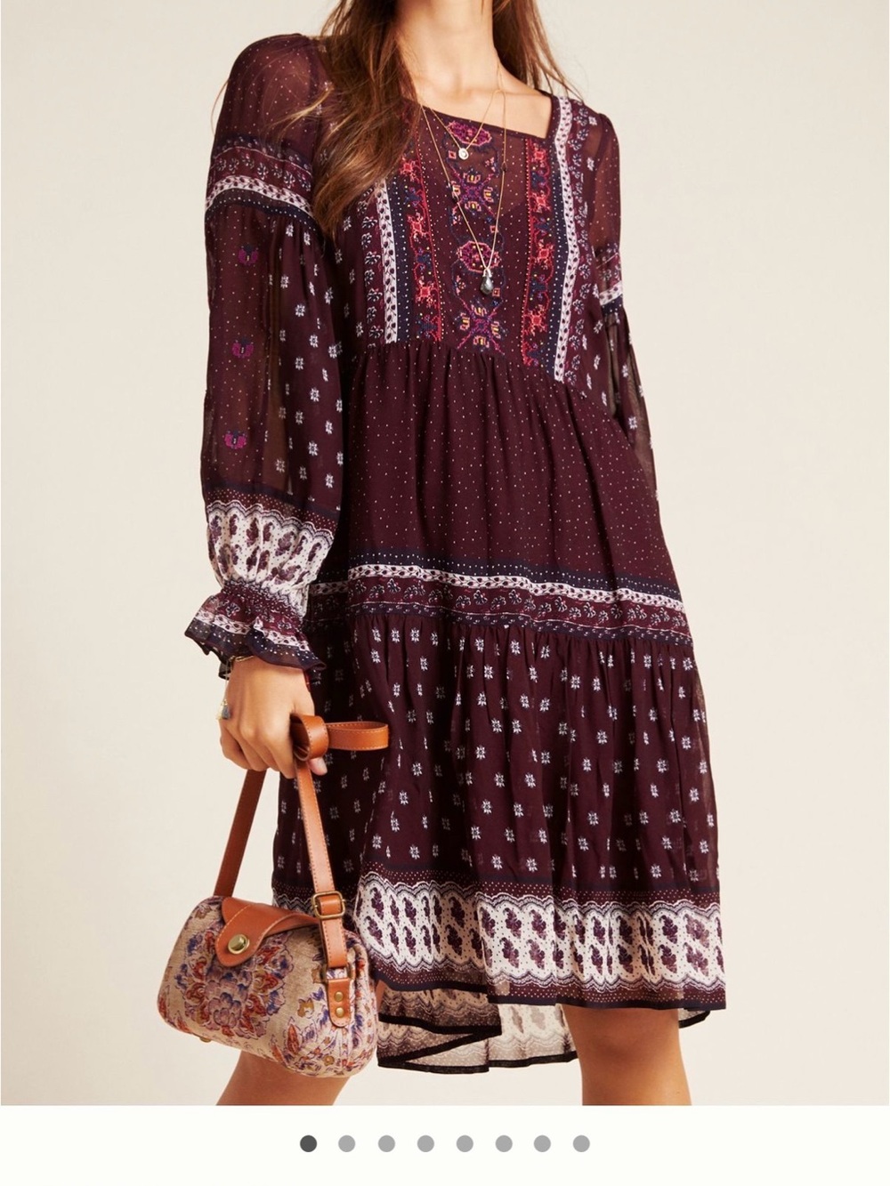 Maeve Galene Embroidered Tunic